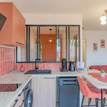 Cosy Waves T1 Bis Centre Saint-raphael Plages, Gare A Pied, Terrasse & Parking Apartmán *