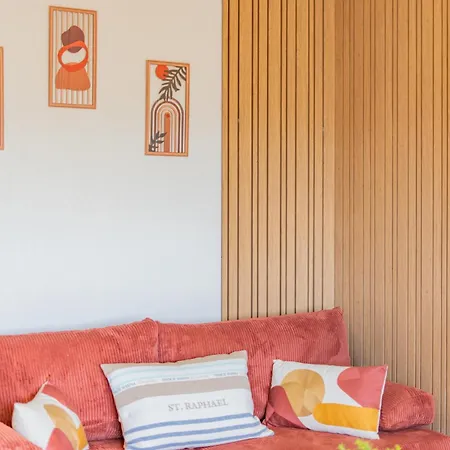 Cosy Waves T1 Bis Centre Saint-raphael Plages, Gare A Pied, Terrasse & Parking Apartmán Saint-Raphaël