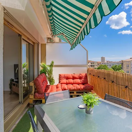 Cosy Waves T1 Bis Centre Saint-raphael Plages, Gare A Pied, Terrasse & Parking * Saint-Raphaël